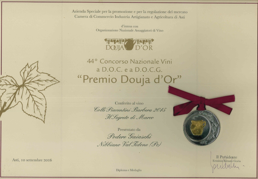 Segreto douja 2015